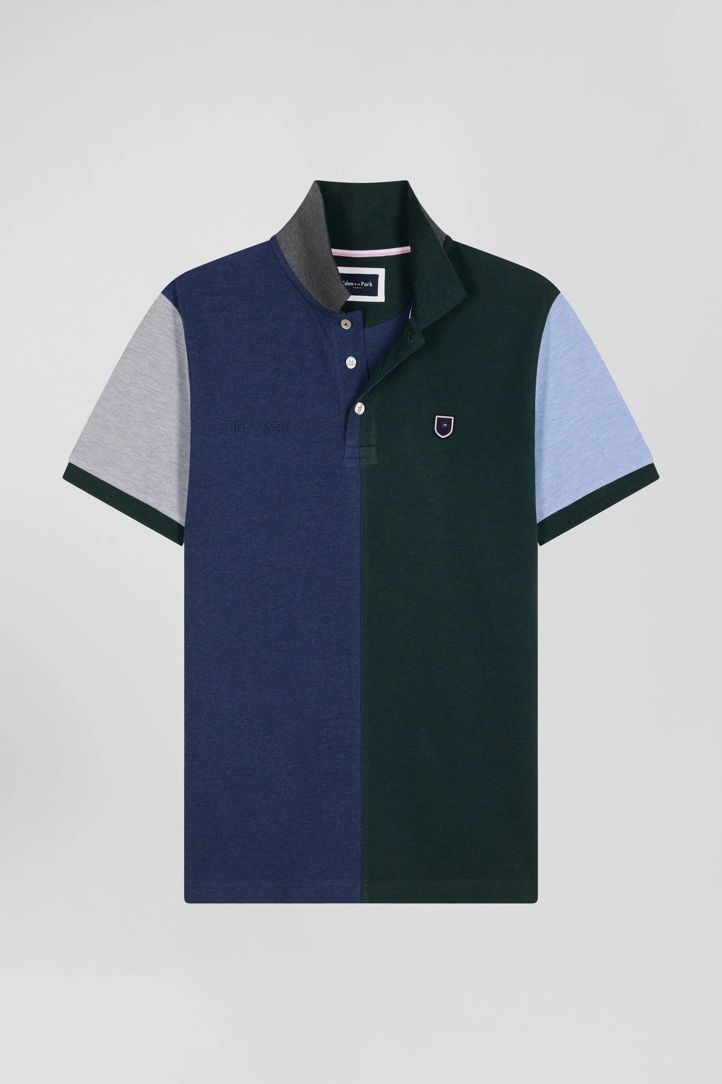 Polo EDEN PARK Quadri-Color V̲o̲i̲r̲ ̲l̲e̲s̲ ̲c̲o̲u̲l̲e̲u̲r̲s̲ H24MAIPC0013