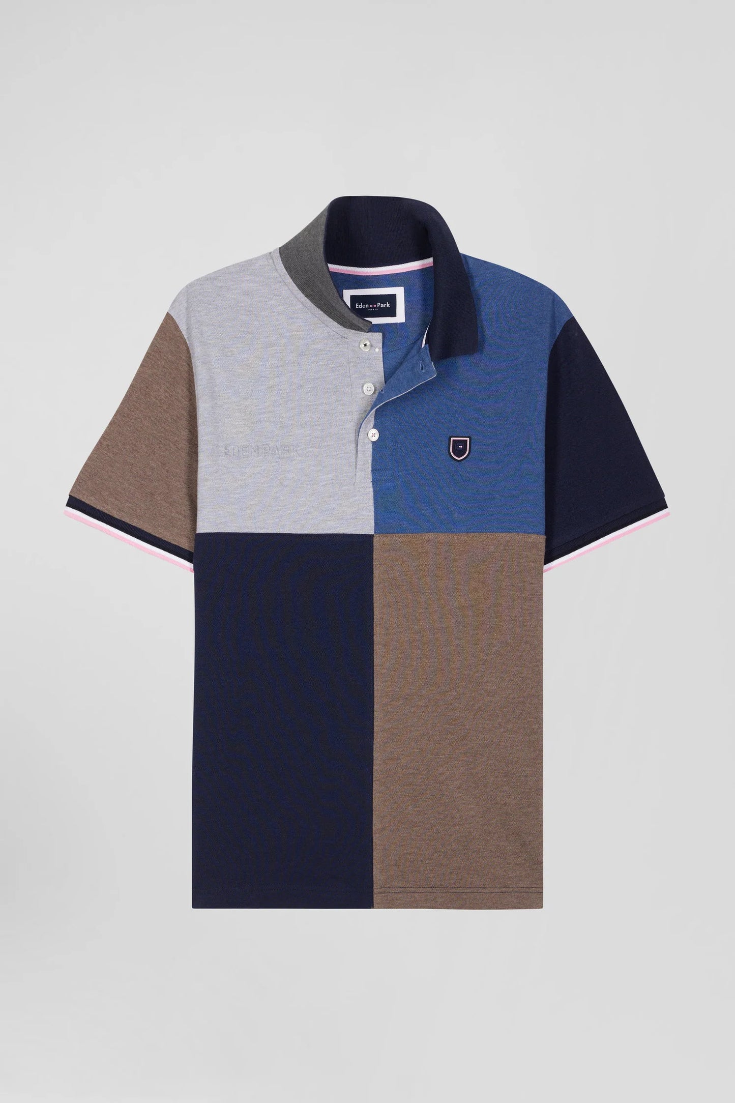 Polo EDEN PARK Quadri-Color V̲o̲i̲r̲ ̲l̲e̲s̲ ̲c̲o̲u̲l̲e̲u̲r̲s̲ H24MAIPC0012
