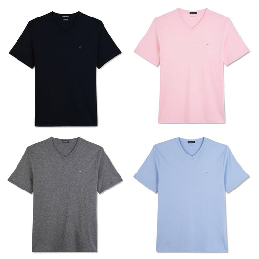T-Shirt EDEN PARK col V V̲o̲i̲r̲ ̲l̲e̲s̲ ̲c̲o̲u̲l̲e̲u̲r̲s̲ PPKNITCE0008